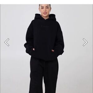 Comfie Black Hoodie set for Women, new